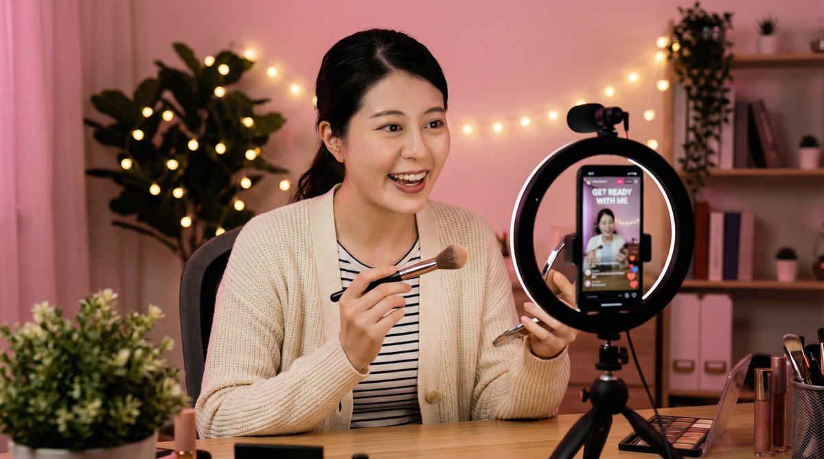 糖心vlog美妆直播视频